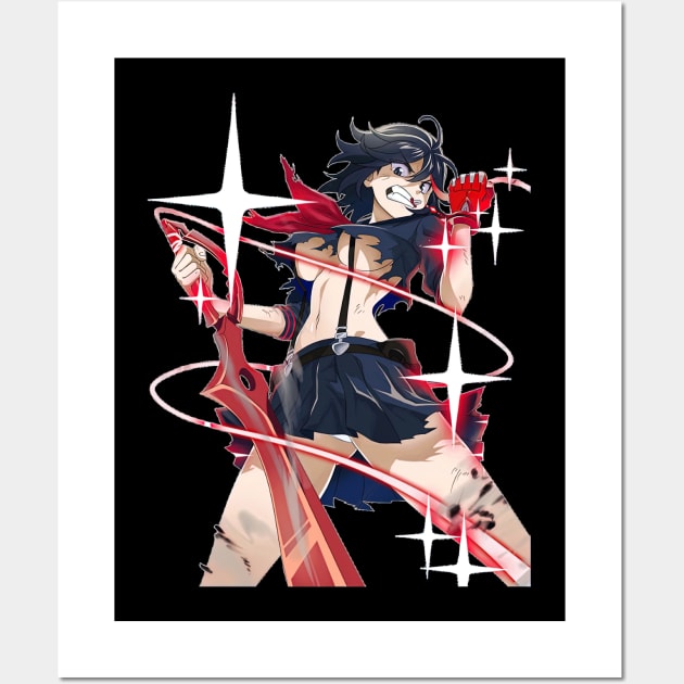 Ryuko Matoi Kill La Kill Wall Art by RhysDawson